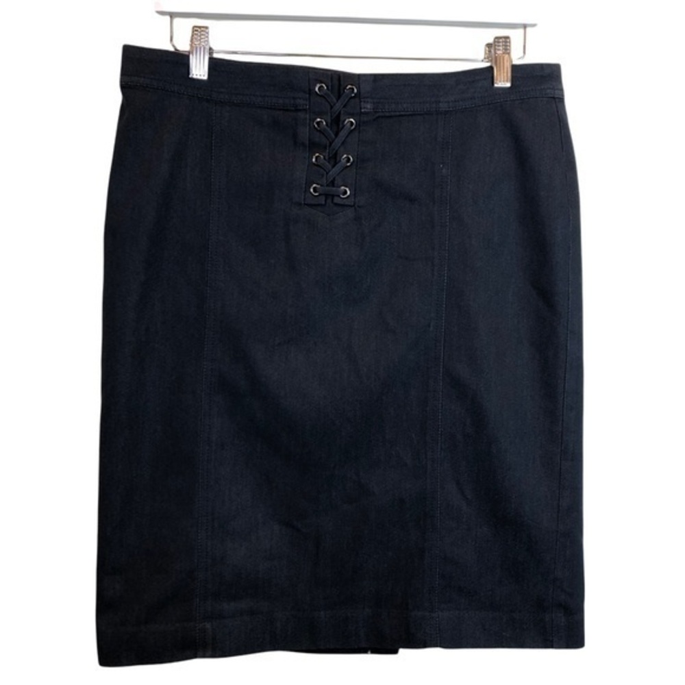 🔴4/$25 Sale Talbots Blue Midi Denim Skirt